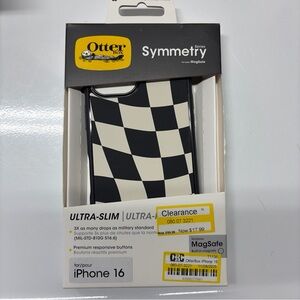 OtterBox iPhone 16 Symmetry Series Case with MagSafe - Wavy Charcoal